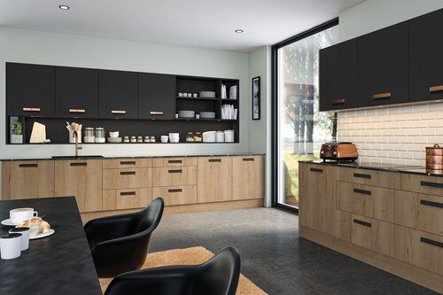 Contemporary Woodgrain Kitchens